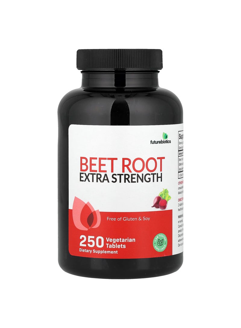 Beet Root, 250 Vegetarian Tablets (250 mg per Tablet)